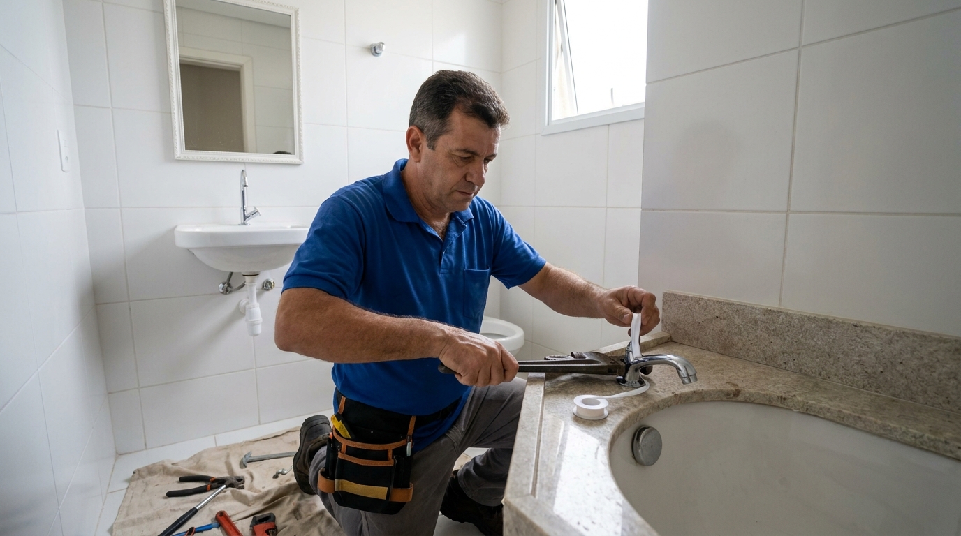 Instalação de torneira de cozinha em Cuiabá‑MT